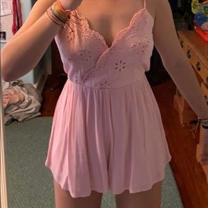 PINK ROMPER-NEVER WORN